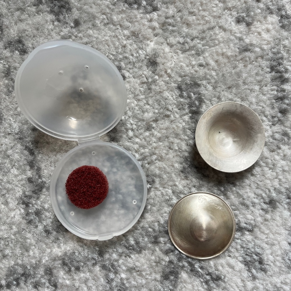 Silverettes nipple covers with case